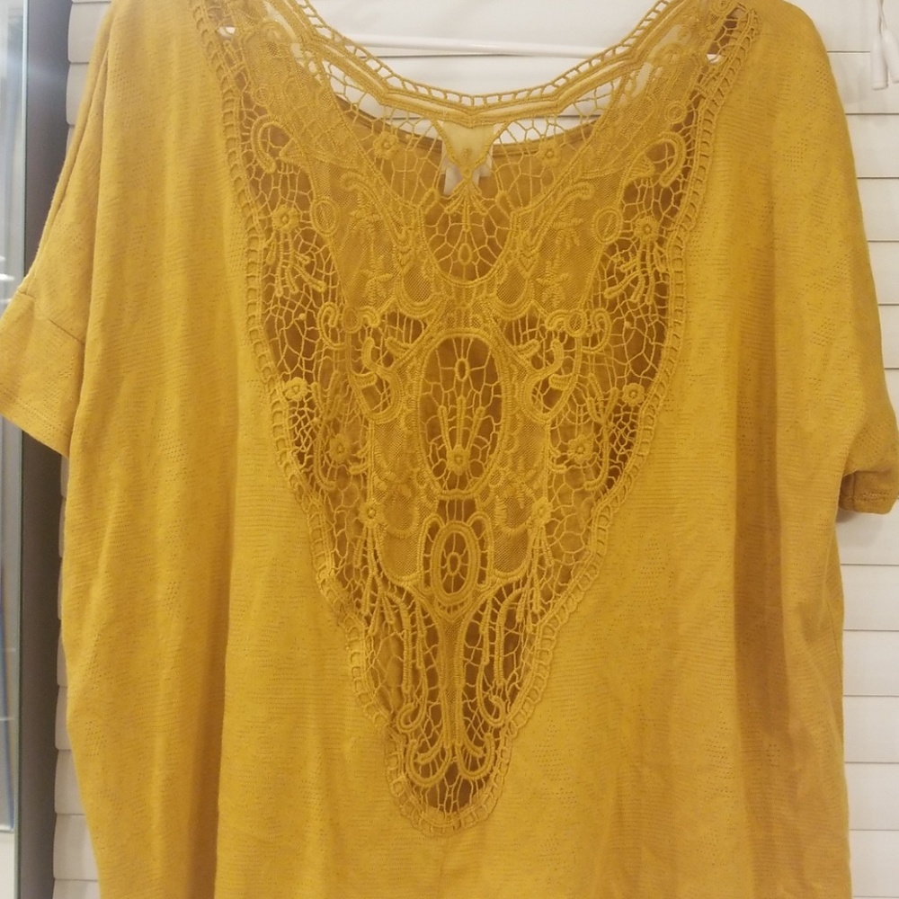 Crochet back top